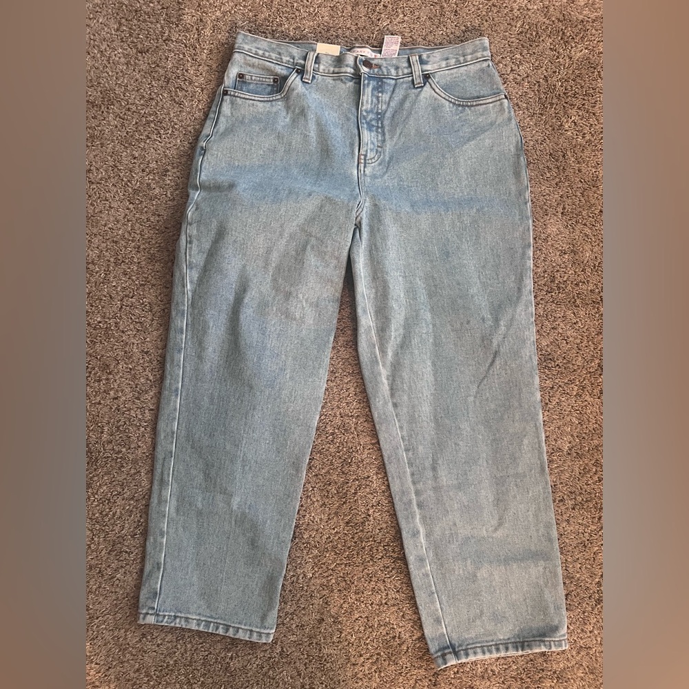 Bill Blass Light Blue Straight Leg Jeans